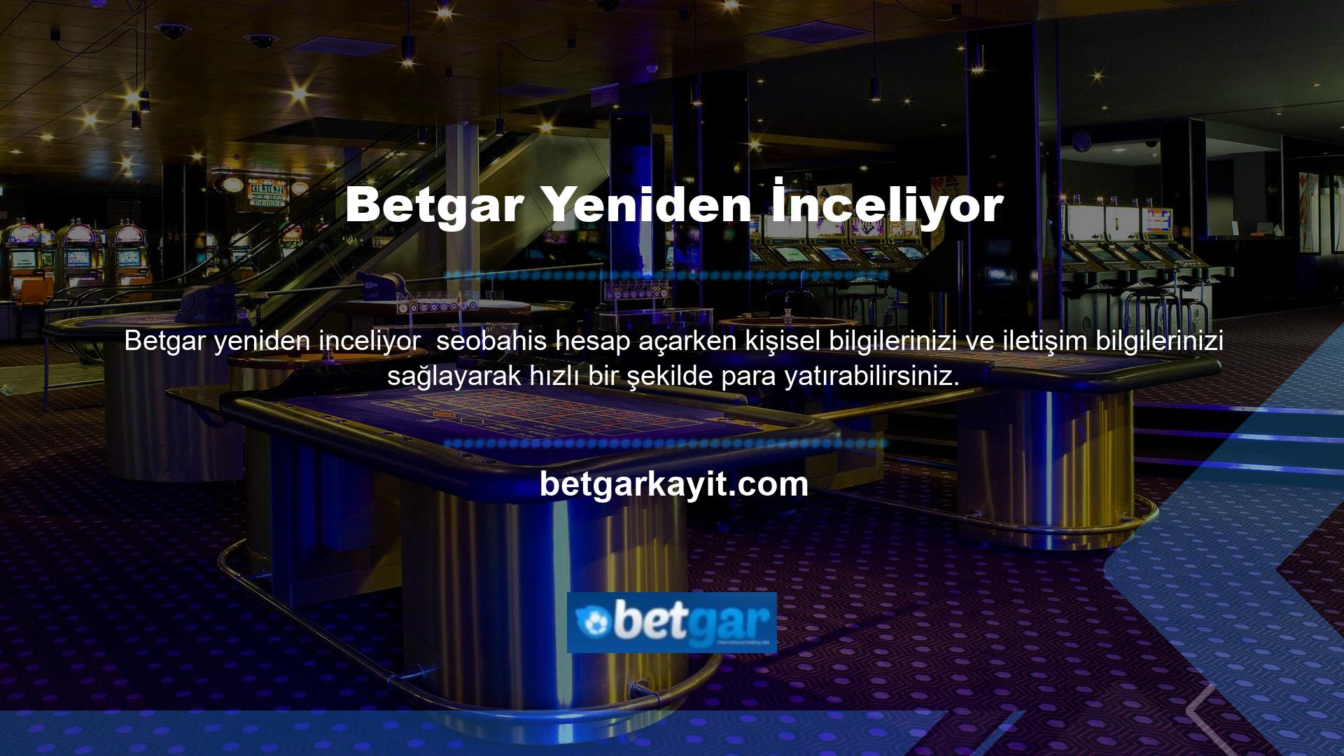 Canlı spor bahisleri ve casino oyunları sunan Betgar bahis sitesi, kendisini diğer sitelerden farklılaştırmayı başaran az sayıdaki bahis sitelerinden biridir