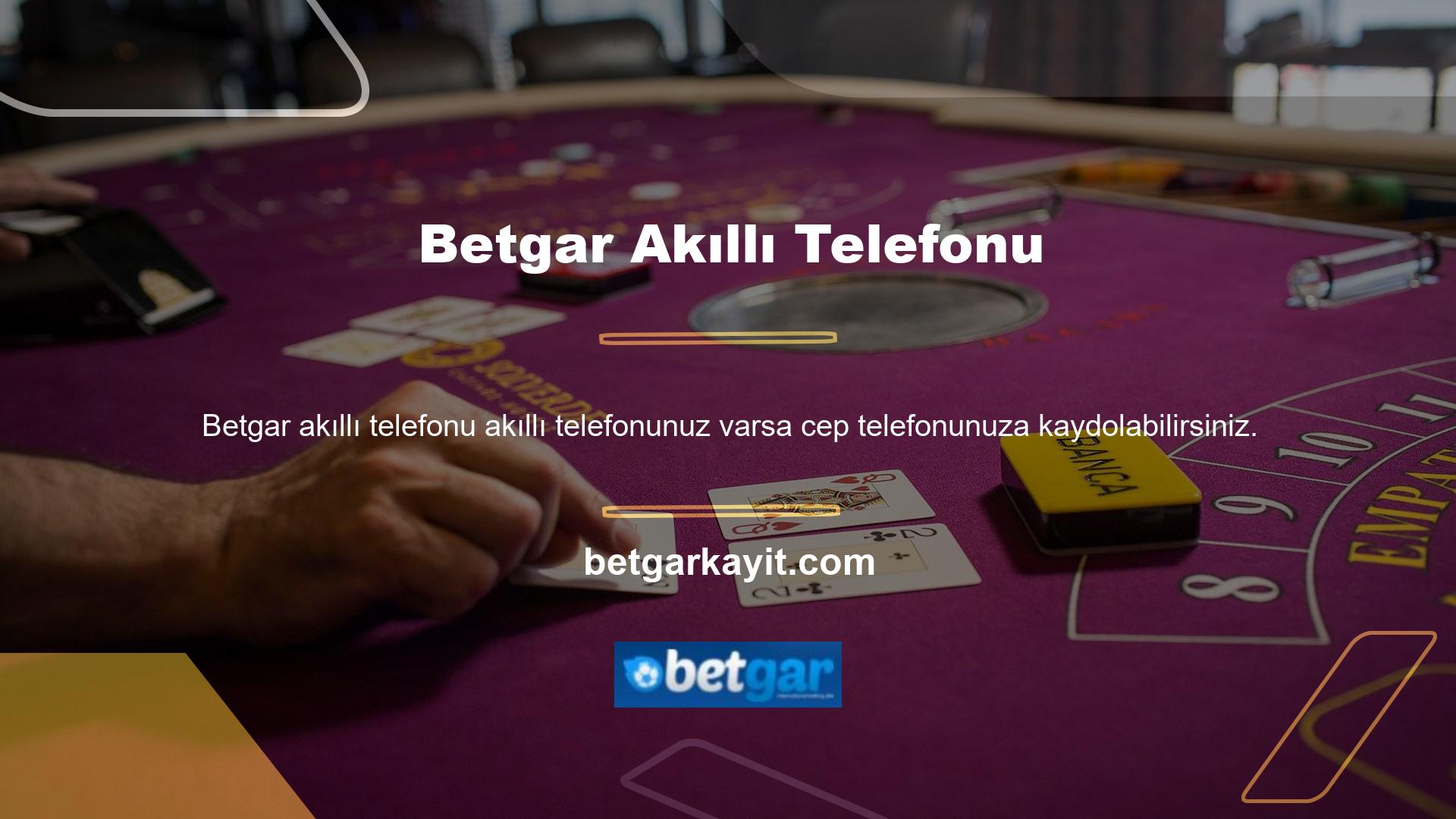 Mobil dostu bir bahis sitesidir